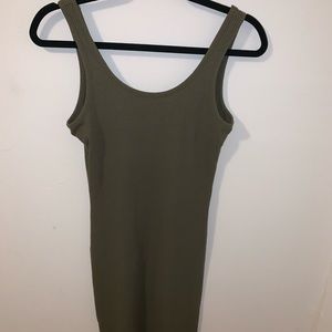 Dark green dress